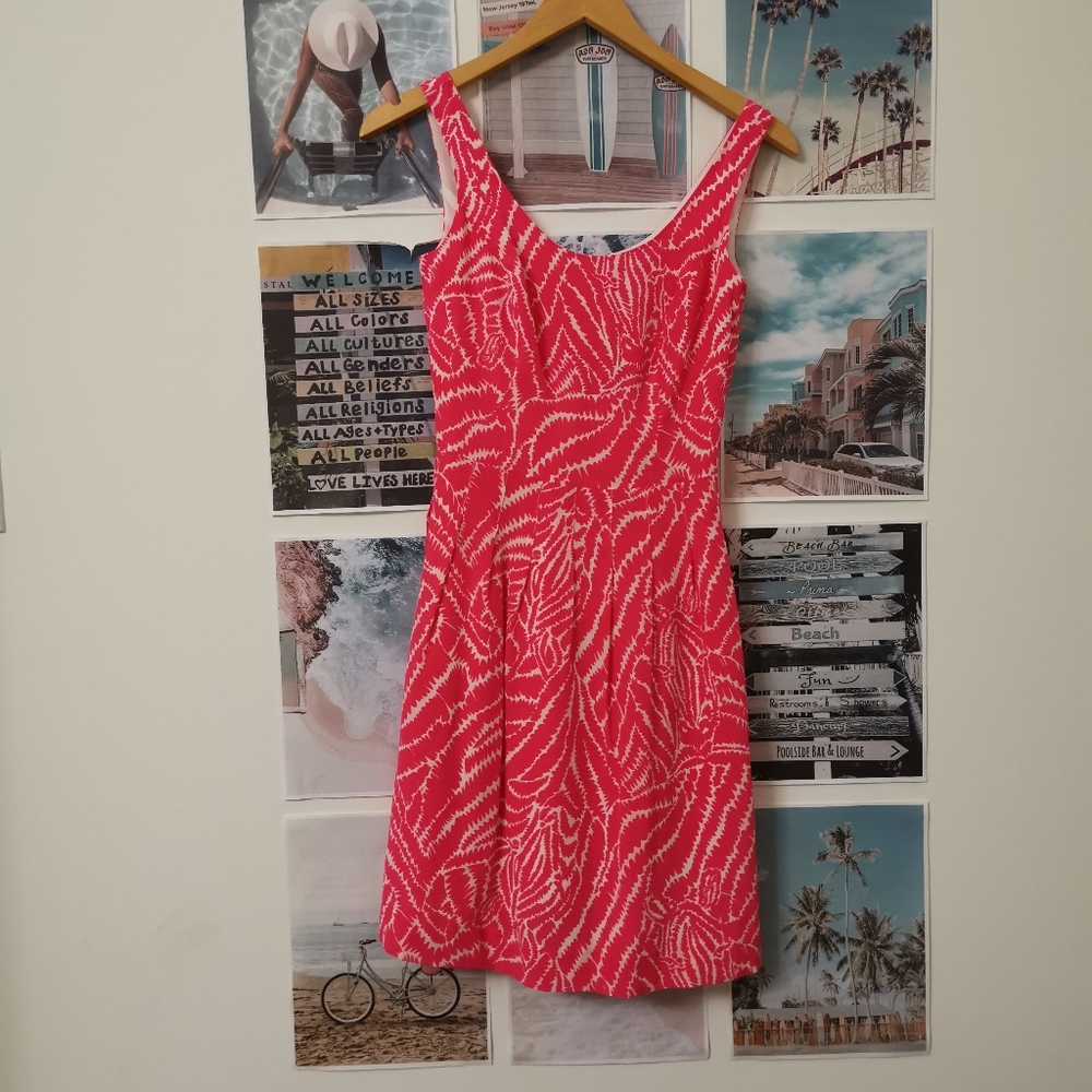 *NWT* Lilly Pulitzer Silk Scoop-neck Dress